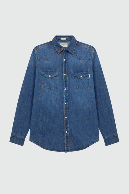 Roy Roger's camicia uomo Martin Bruce denim