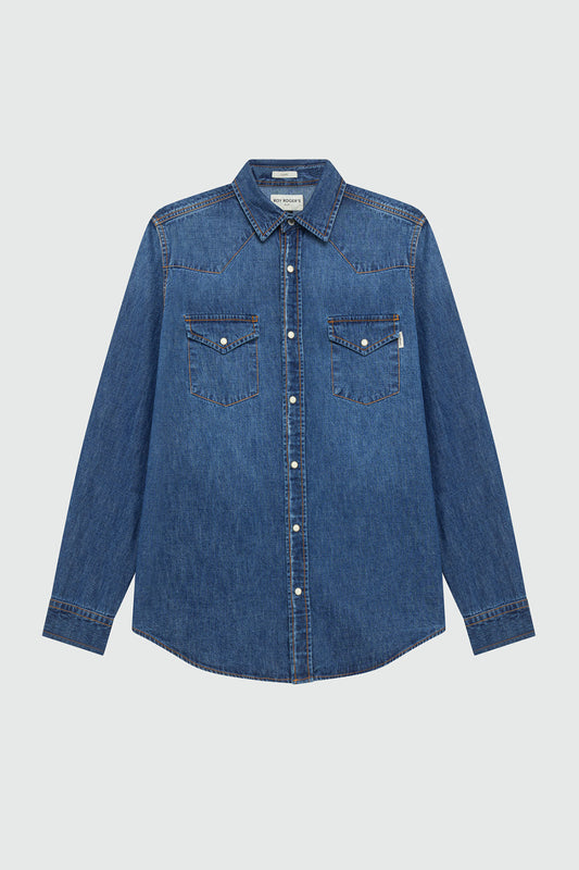 Roy Roger's camicia uomo Martin Bruce denim