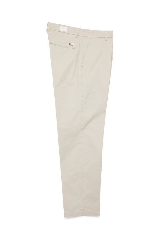 Roy Roger's Starck chino pantalone uomo in gabardina elasticizzata washed mastice regular fit