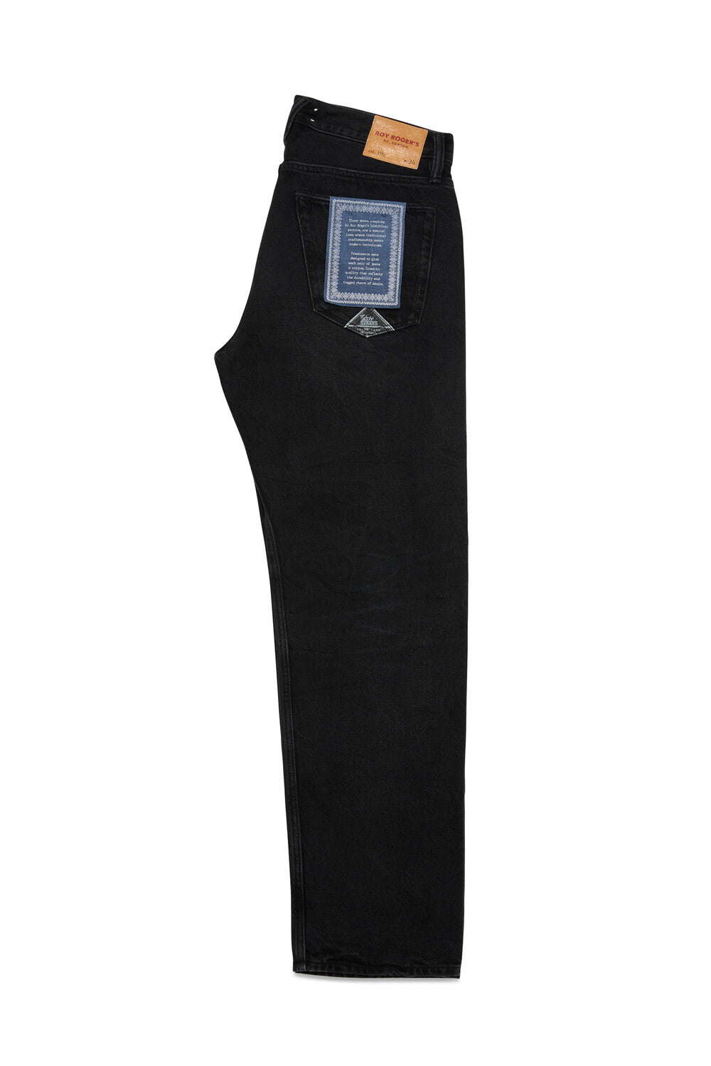 Roy Roger's JEANS uomo Cult Wide RE-SEARCH Denim black Nolita