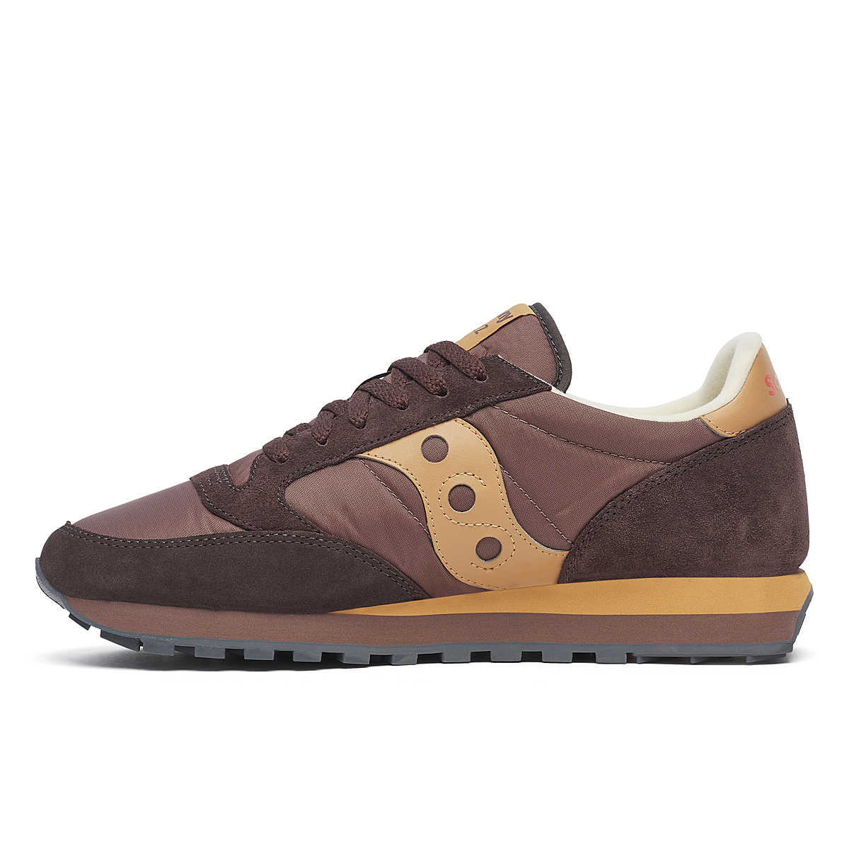 Saucony Jazz Original Uomo Brown-Rust – Sneakers casual in pelle scamosciata e nylon