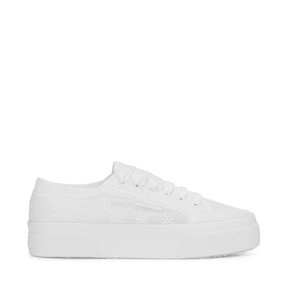 Superga scarpa donna Sneakers con Zeppa Floreali Bianche da Donna per Tempo Libero
Flower Sangallo 2740
