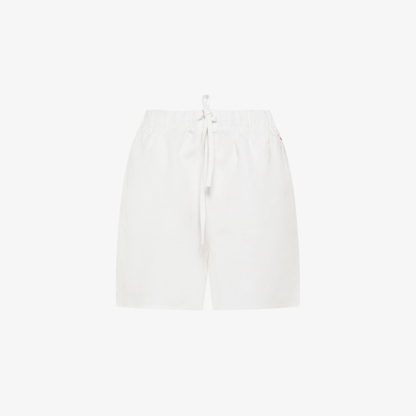 shorts donna sun68 lino bianco panna