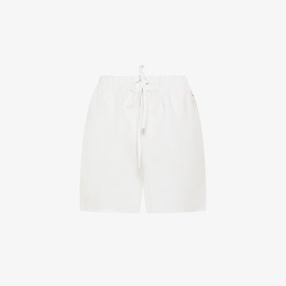 shorts donna sun68 lino bianco panna