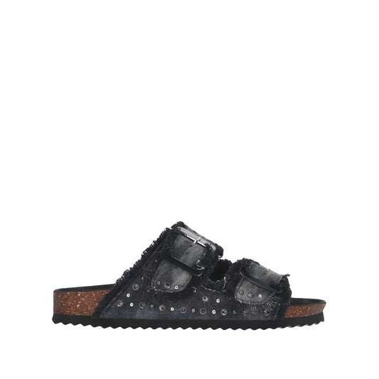 Colors of California Sandalo denim e strass scarpe donna HC.BIO406/BLA