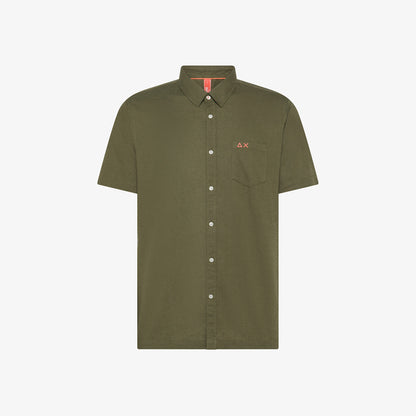 Sun68 Camicia uomo shirt linen beach s/s