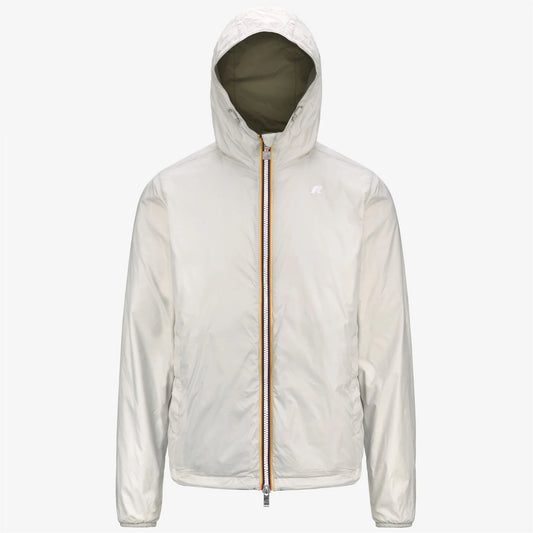 K-Way Jake Giubbino Uomo Reversibile Verde-Beige Packable K2124EW