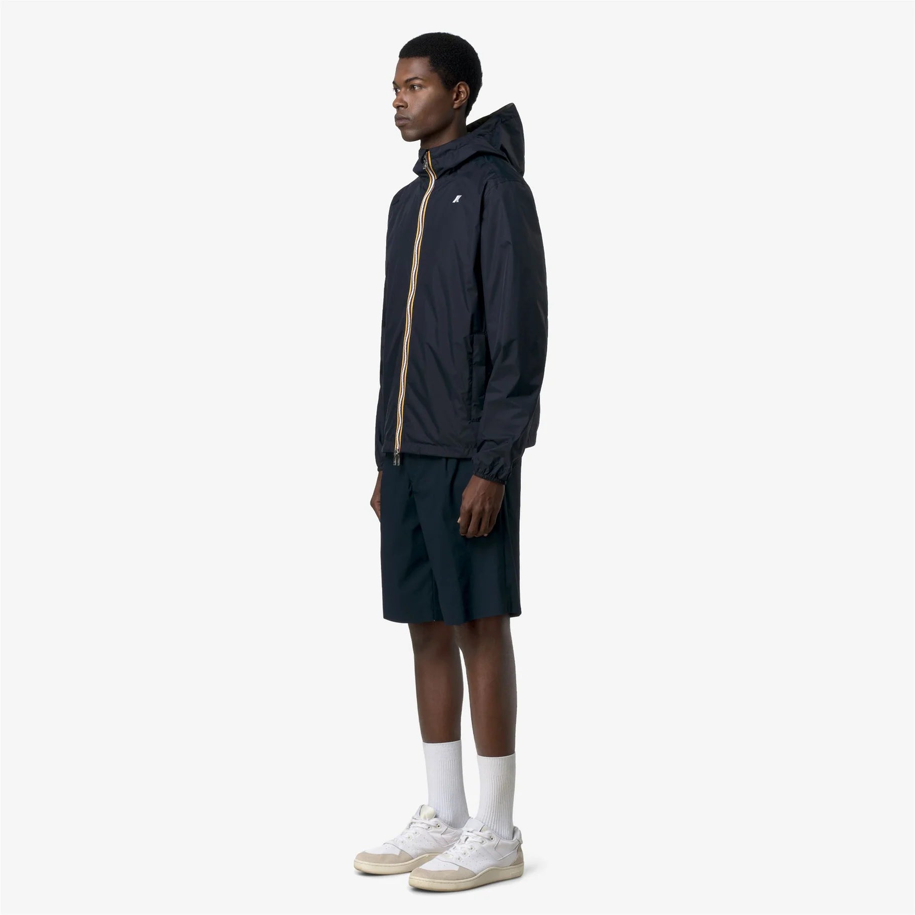 Giubbotto K-Way impermeabile uomo vista frontale