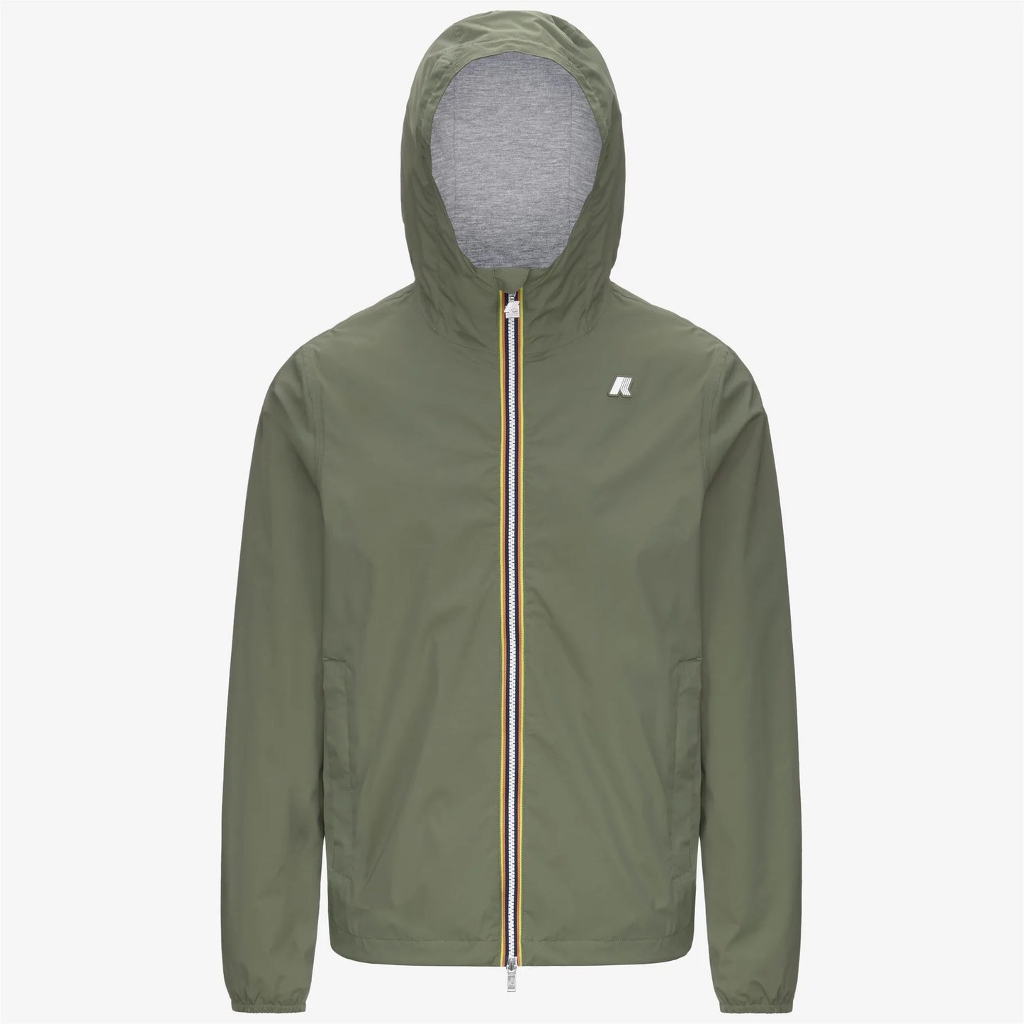 giacca K-Way Jack Stretch Nylon Jersey con cappuccio uomo
