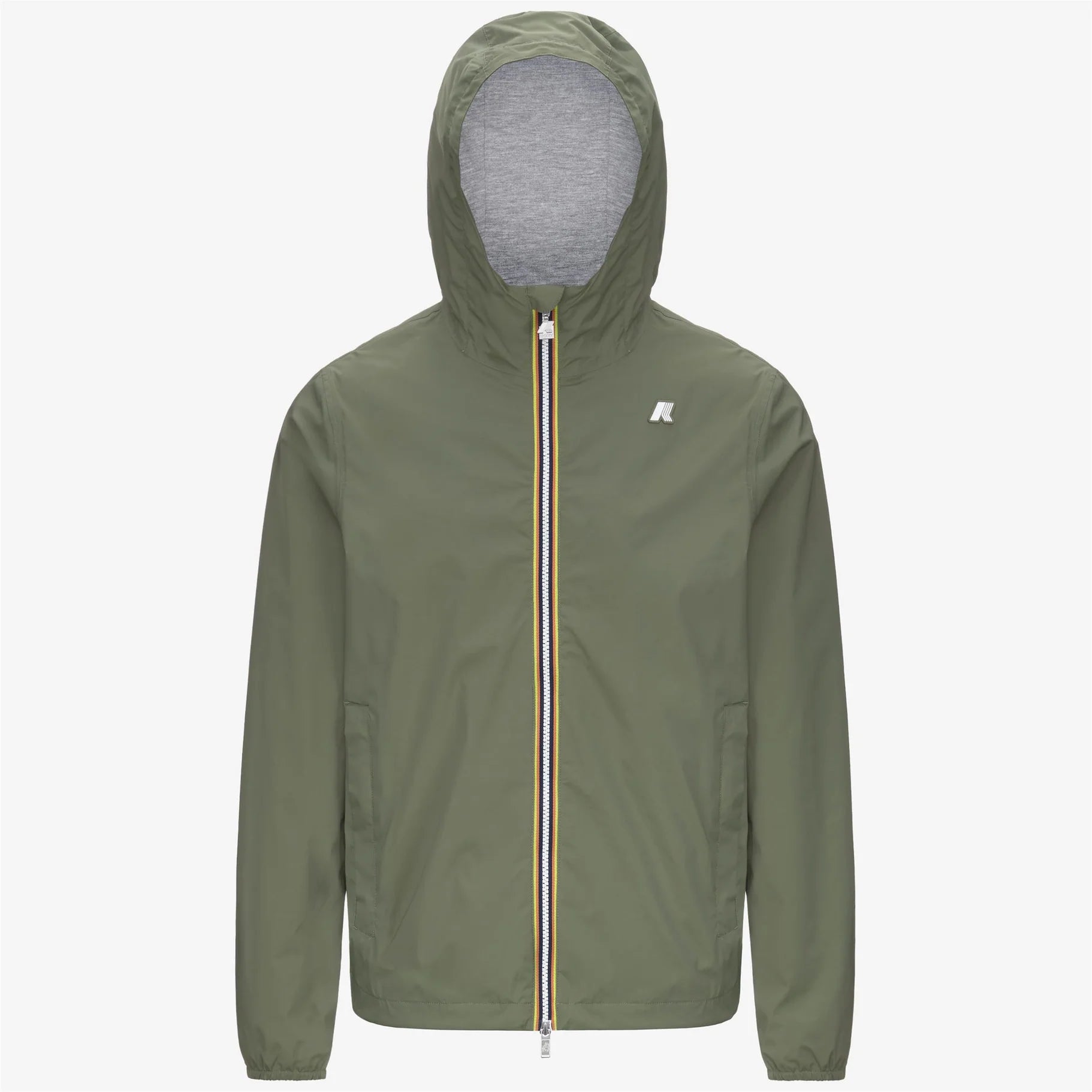 giacca K-Way Jack Stretch Nylon Jersey con cappuccio uomo