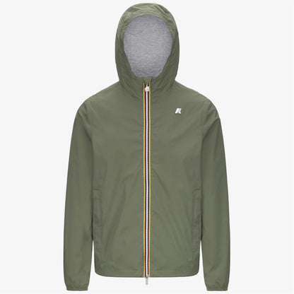 giacca K-Way Jack Stretch Nylon Jersey con cappuccio uomo