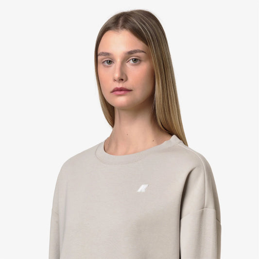 K-Way Felpa donna loizelle interlock  K3157CW 634