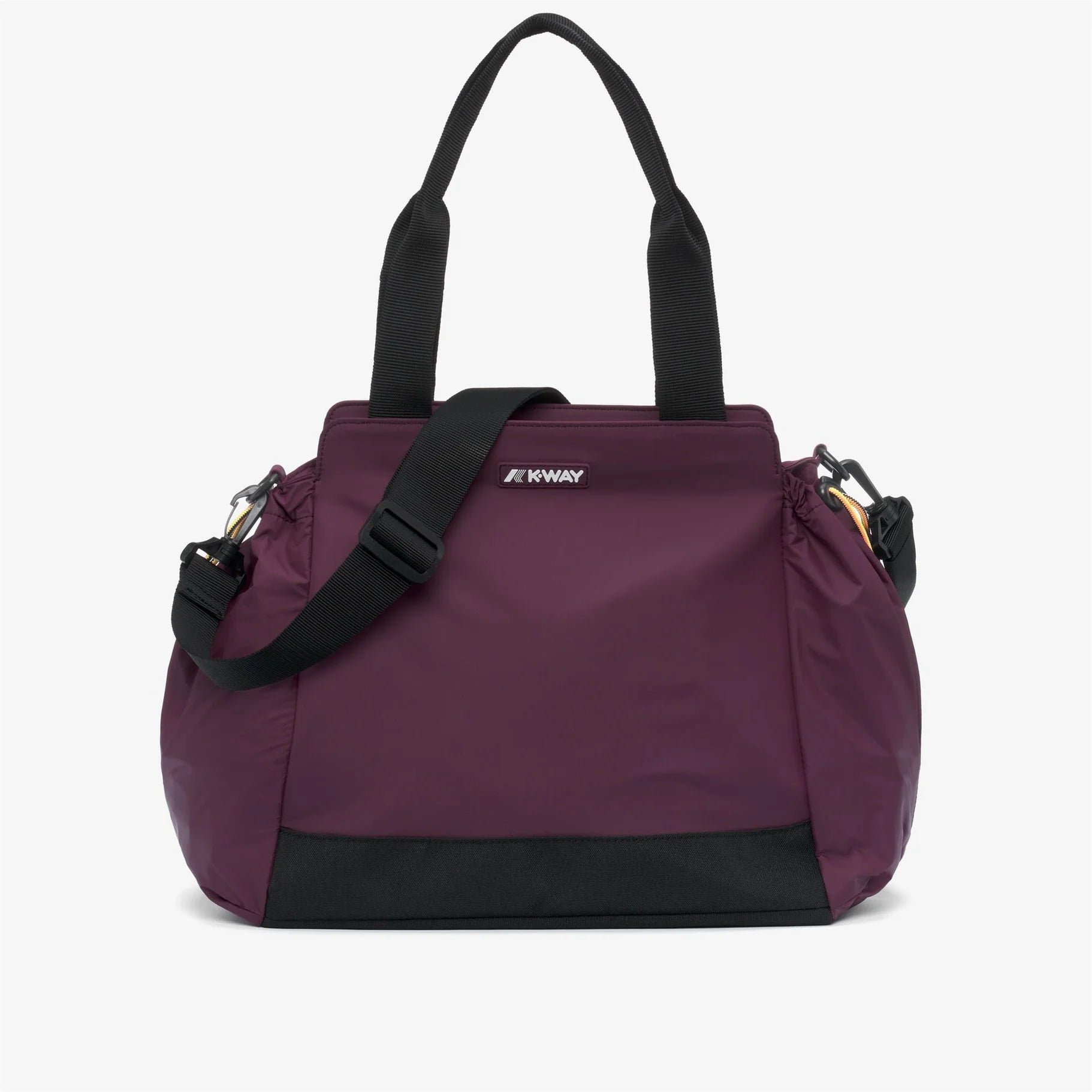 k-way aisy shopping bag donna bordeaux impermeabile