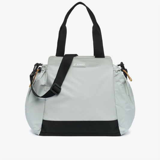 k-way aisy shopping bag donna impermeabile grigio chiaro