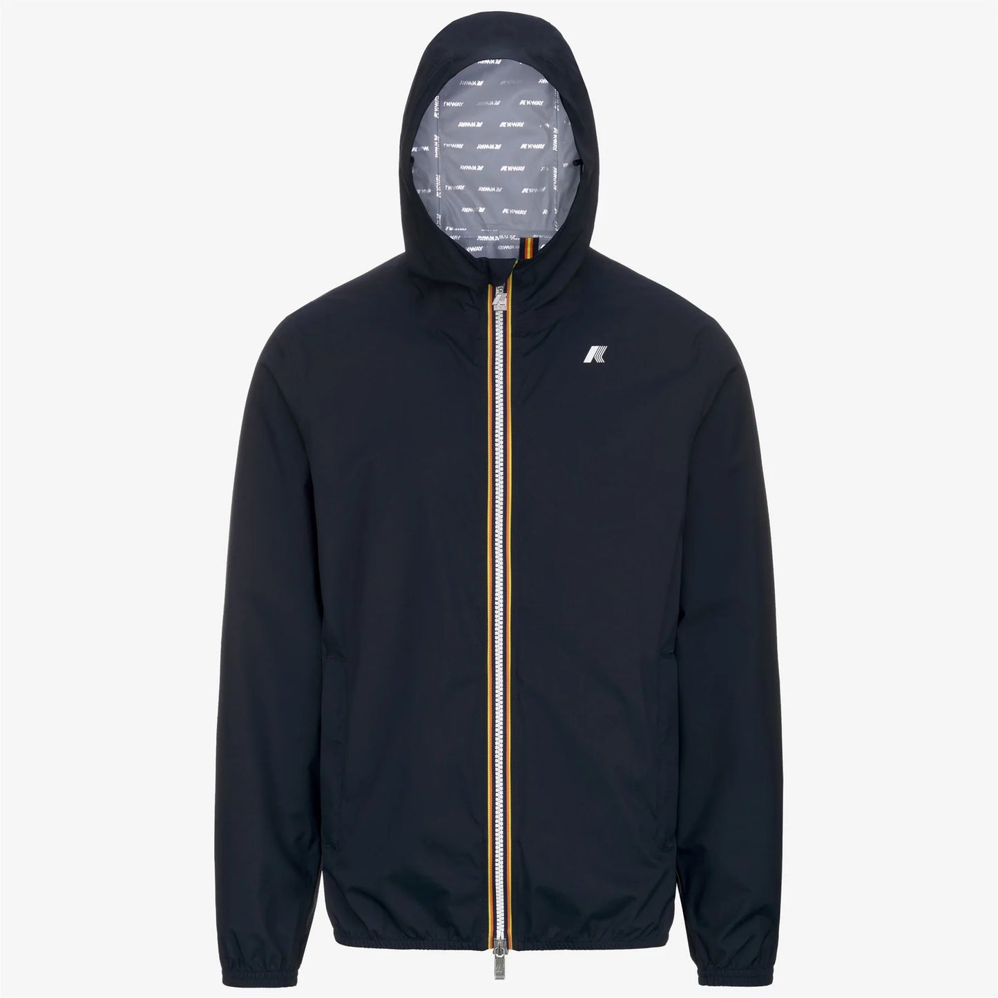 giacca K-Way Jack Stretch Dot uomo con cappuccio