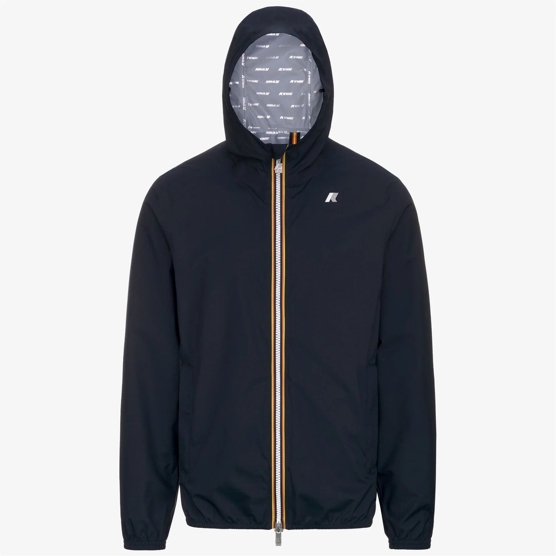 giacca K-Way Jack Stretch Dot uomo con cappuccio
