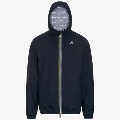 giacca K-Way Jack Stretch Dot uomo con cappuccio