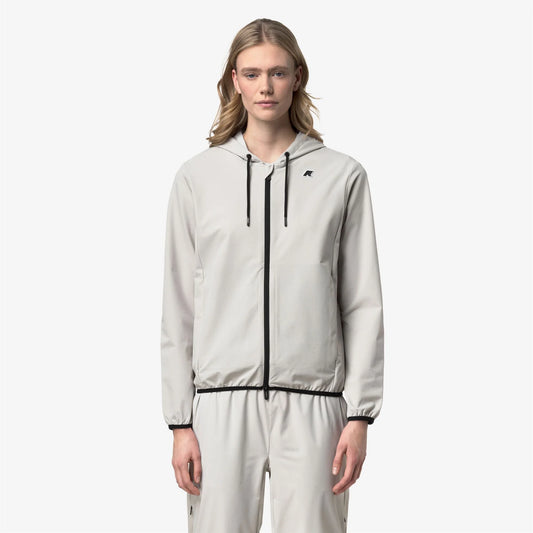 k-way journeer felpa unisex beige k5138fw fronte