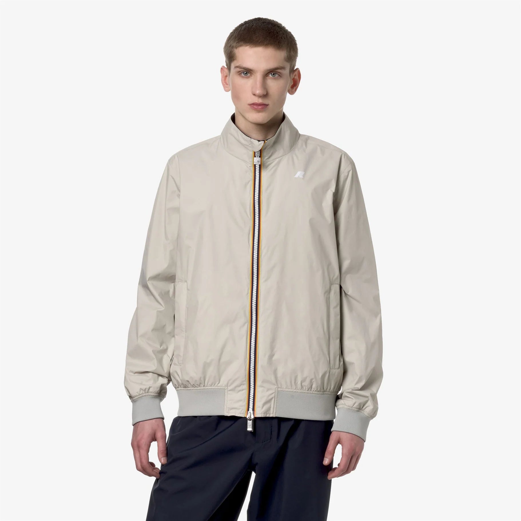 giacca K-Way Arsene Plus.2 Double uomo reversibile beige