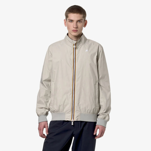 giacca K-Way Arsene Plus.2 Double uomo reversibile beige