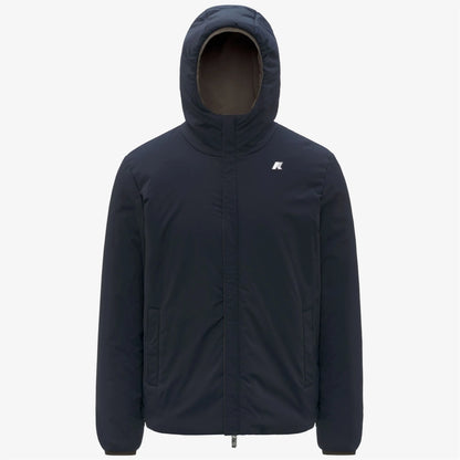 K-WAY jack st reversible capospalla uomo caldo Reversibile con Design Impermeabile K6128VW B3A