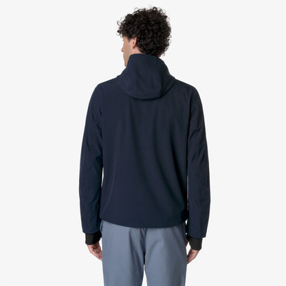 K-WAY Giacca Corto Uomo Urban Blu con Tre Strati di Resistenza all'Acqua Capospalla uomo Jacko Bonded