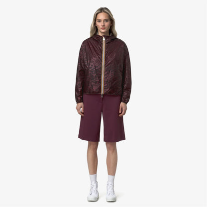 giacca K-Way Laurette Super Light Lami donna reversibile violet beige