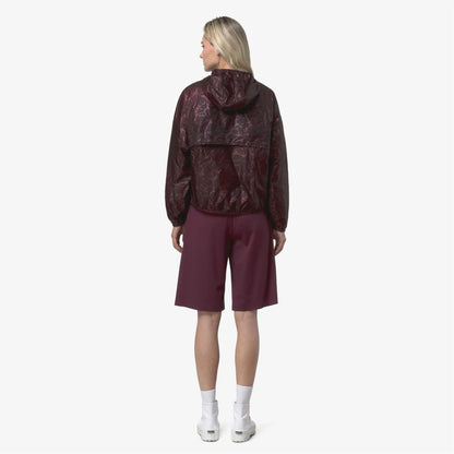 retro giacca K-Way Laurette reversibile donna