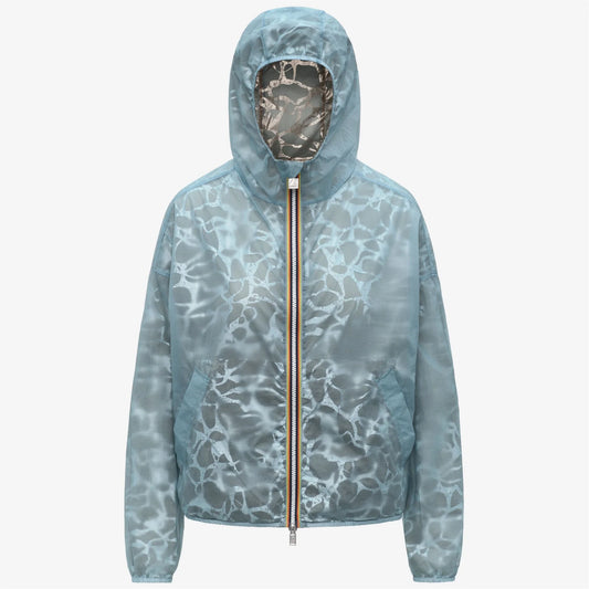 dettaglio cappuccio giacca K-Way Laurette super light