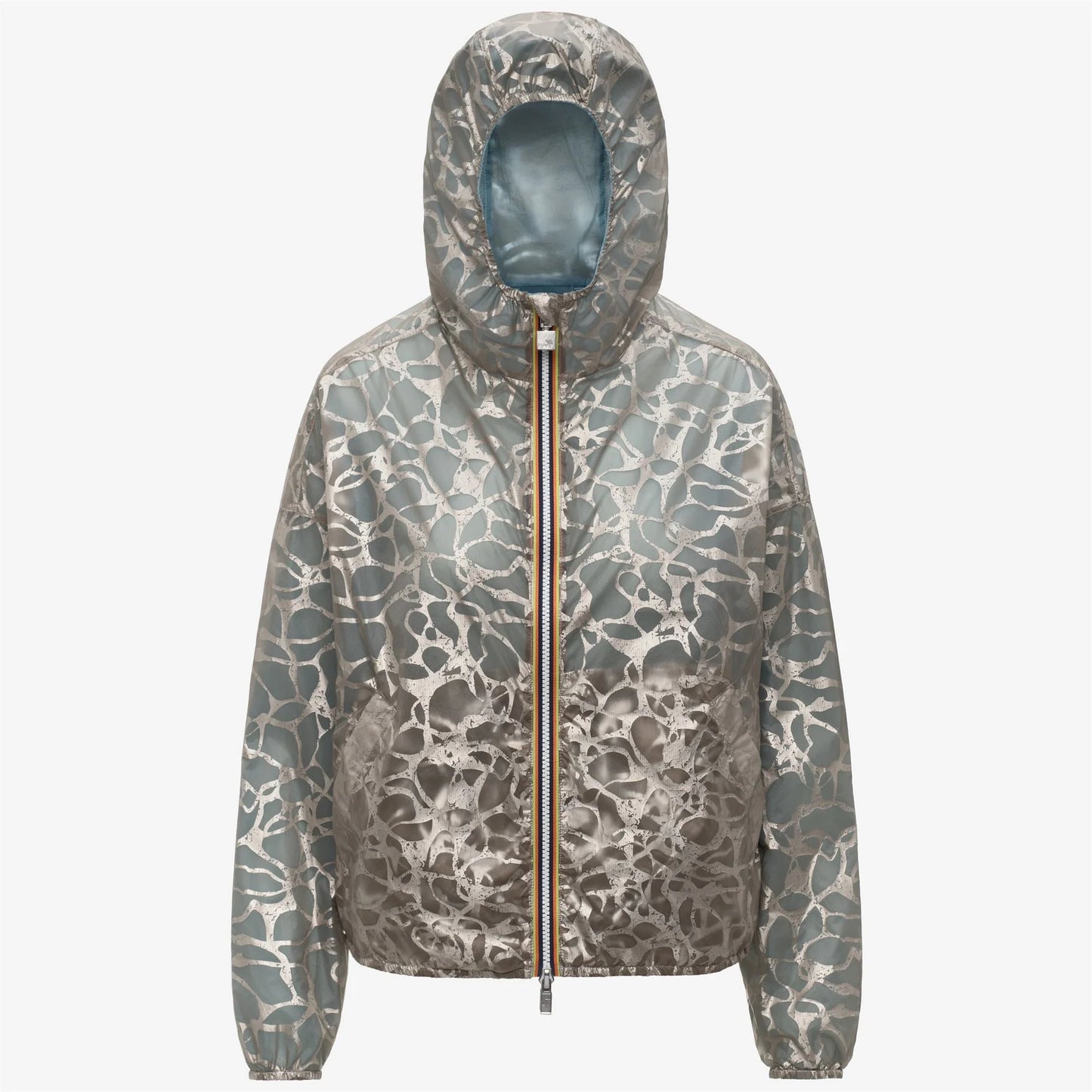 dettaglio cappuccio giacca K-Way Laurette super light