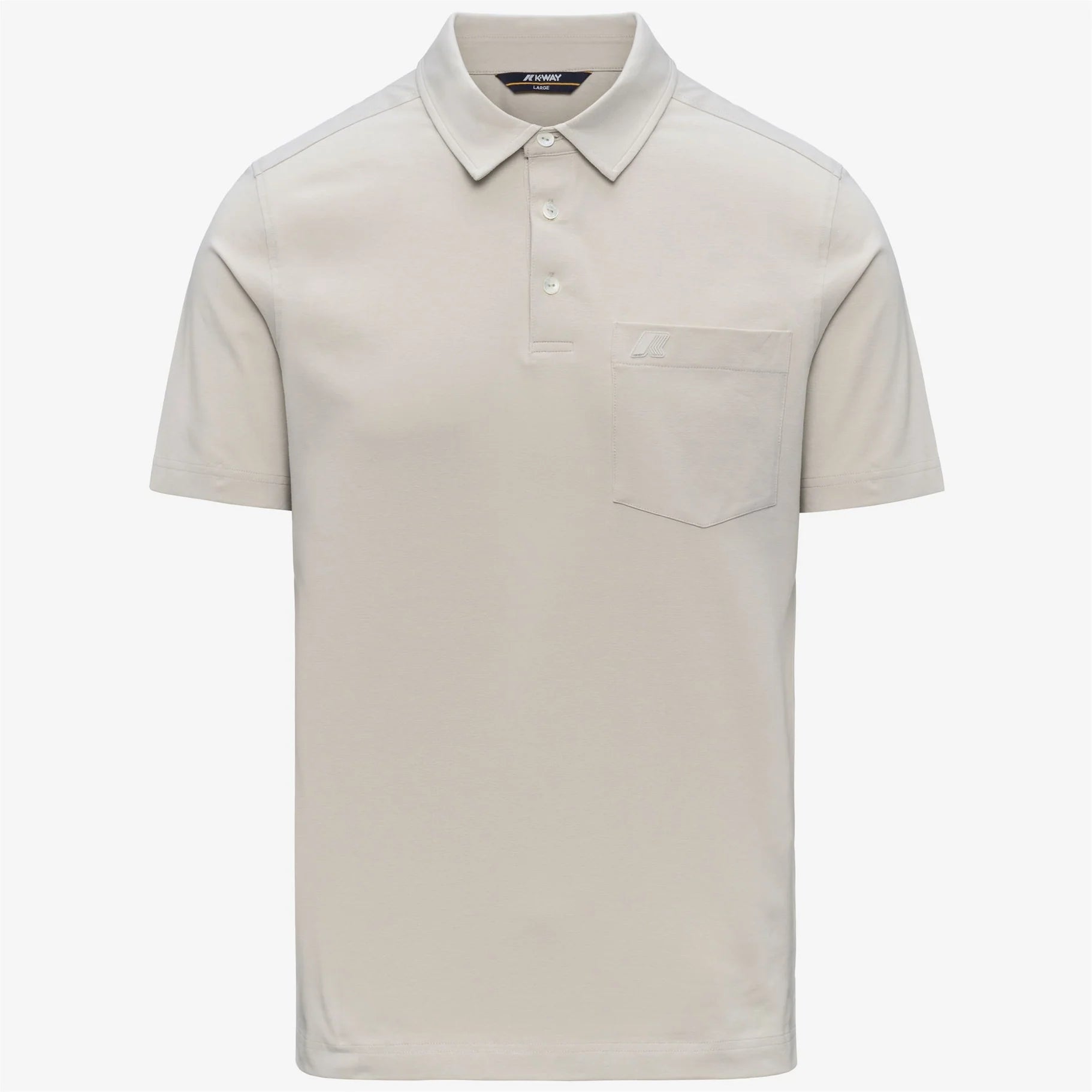 Polo casual elegante uomo colore beige
