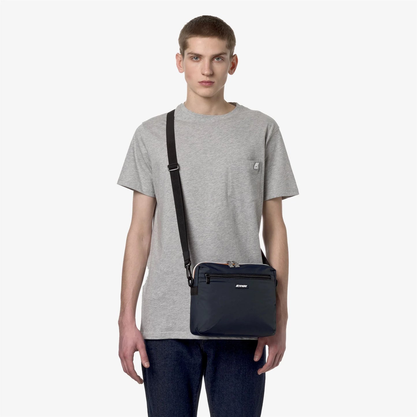 K-way Borsa unisex Moire pouch bag - impermeabile K8125RW K89