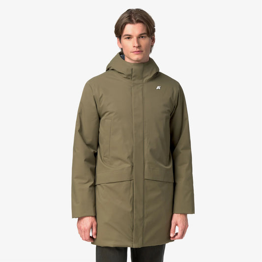K-way capospalla uomo Jarno Twill Marmotta - K8133FW-DC2