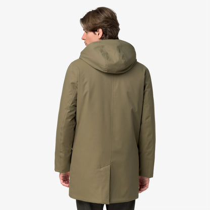 K-way capospalla uomo Jarno Twill Marmotta - K8133FW-DC2