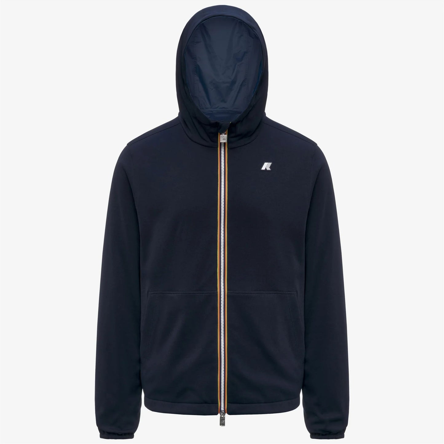 k-way giacca unisex jake reversibile blu vista frontale