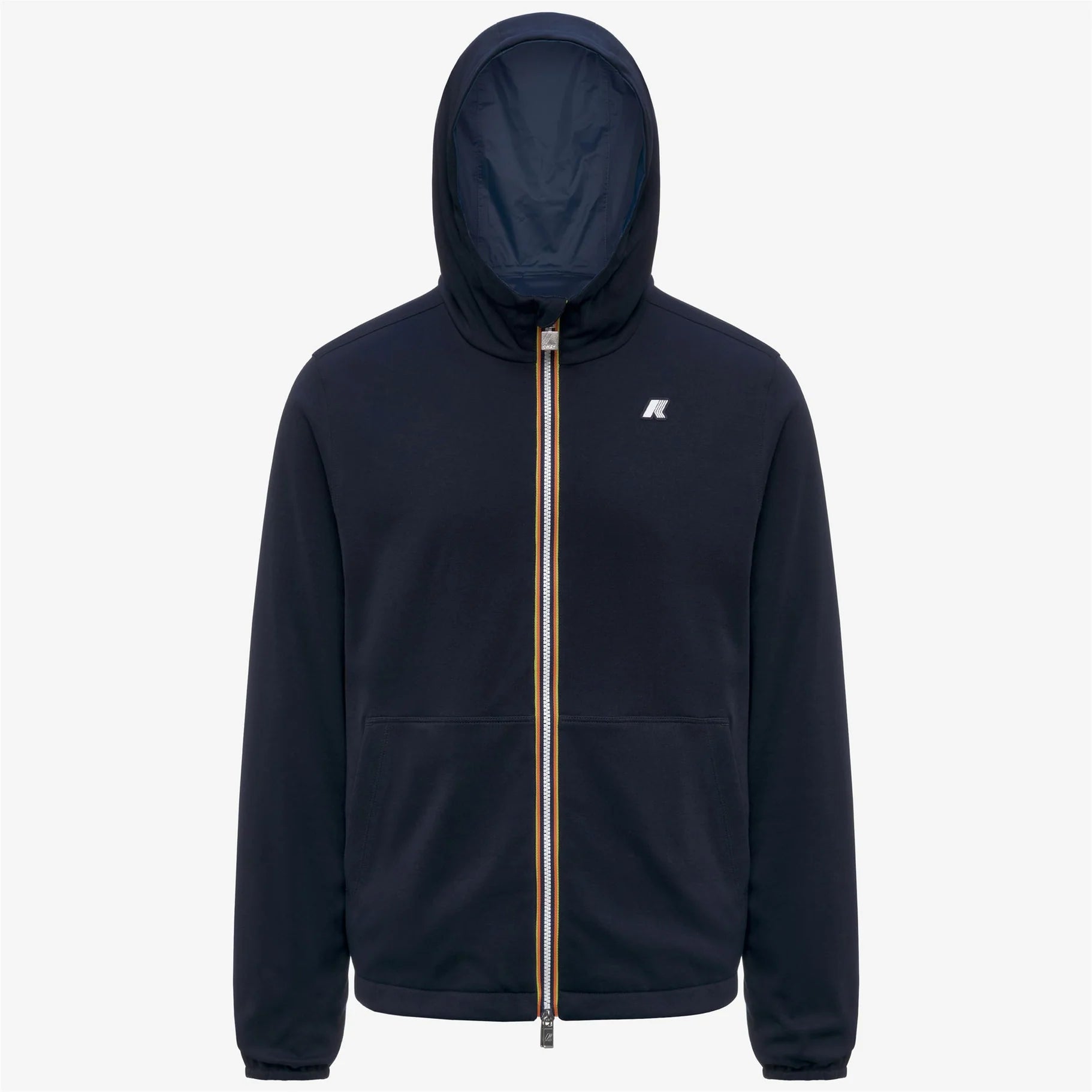 k-way giacca unisex jake reversibile blu vista frontale