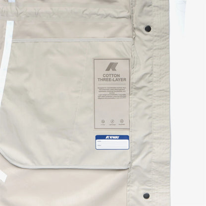 K-Way Barbrein donna dettaglio tessuto 3 layer