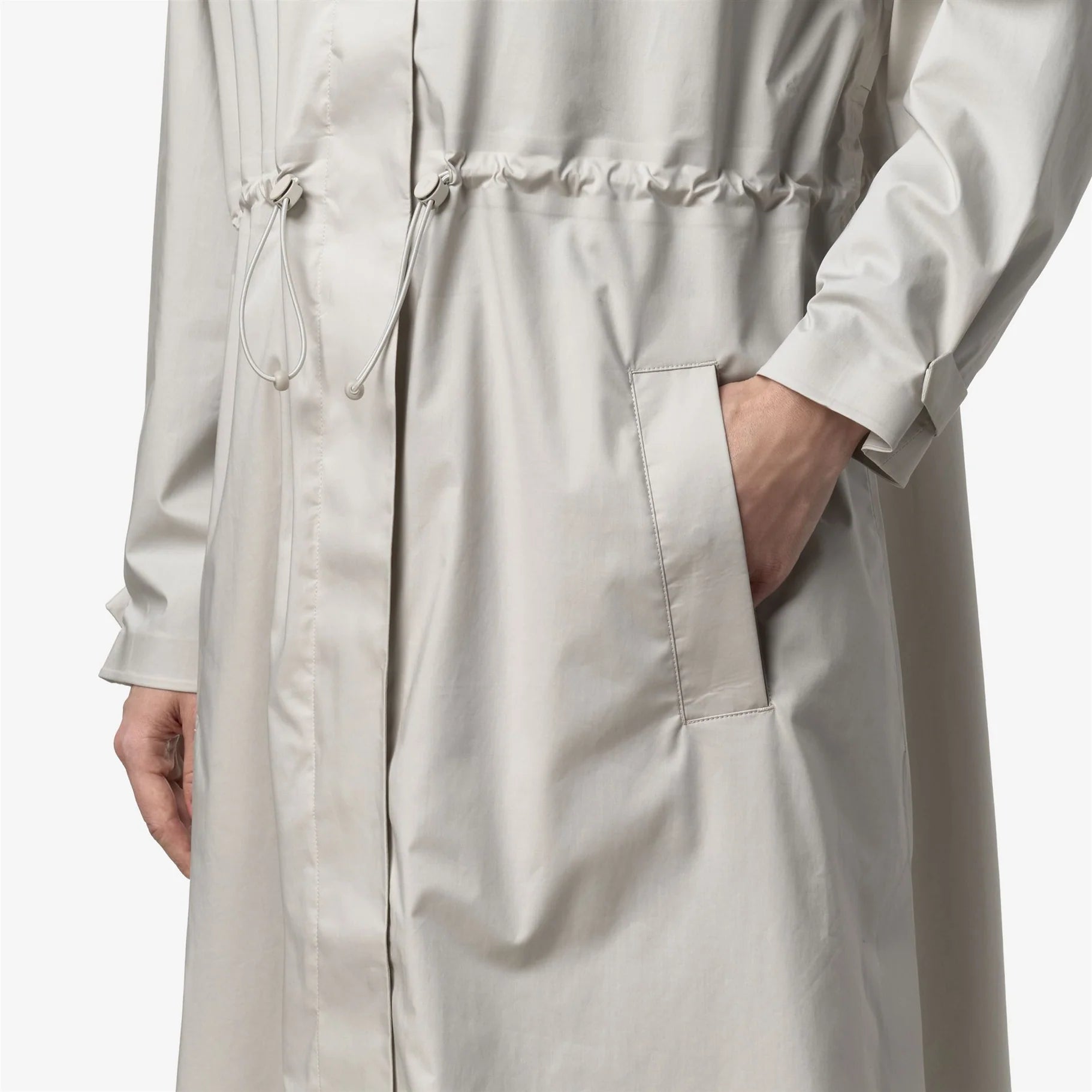 dettaglio polsini regolabili K-Way Barbrein