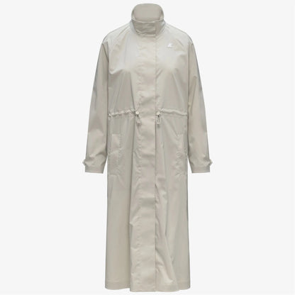 cappotto lungo K-Way donna vestibilità oversize