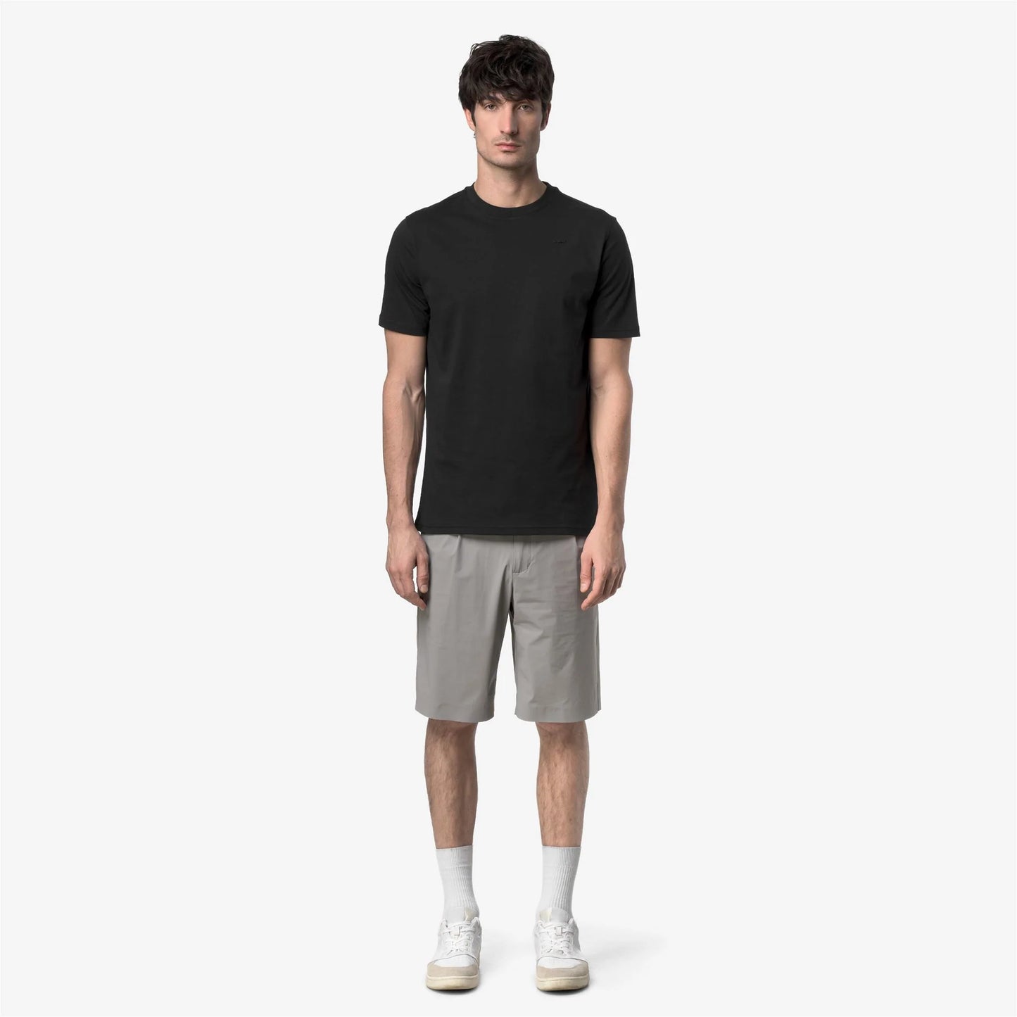 K-way T-shirt uomo Odom Jersey Micro Lettering Slim K81489W