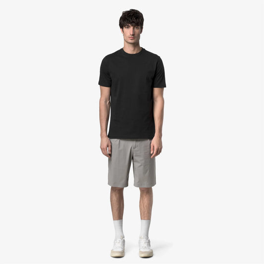 K-way T-shirt uomo Odom Jersey Micro Lettering Slim K81489W