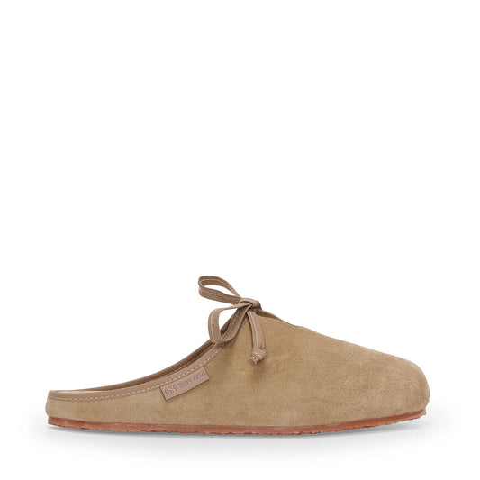 Ballerine Donna Superga S31615W slipper in pelle scamosciata – Beige