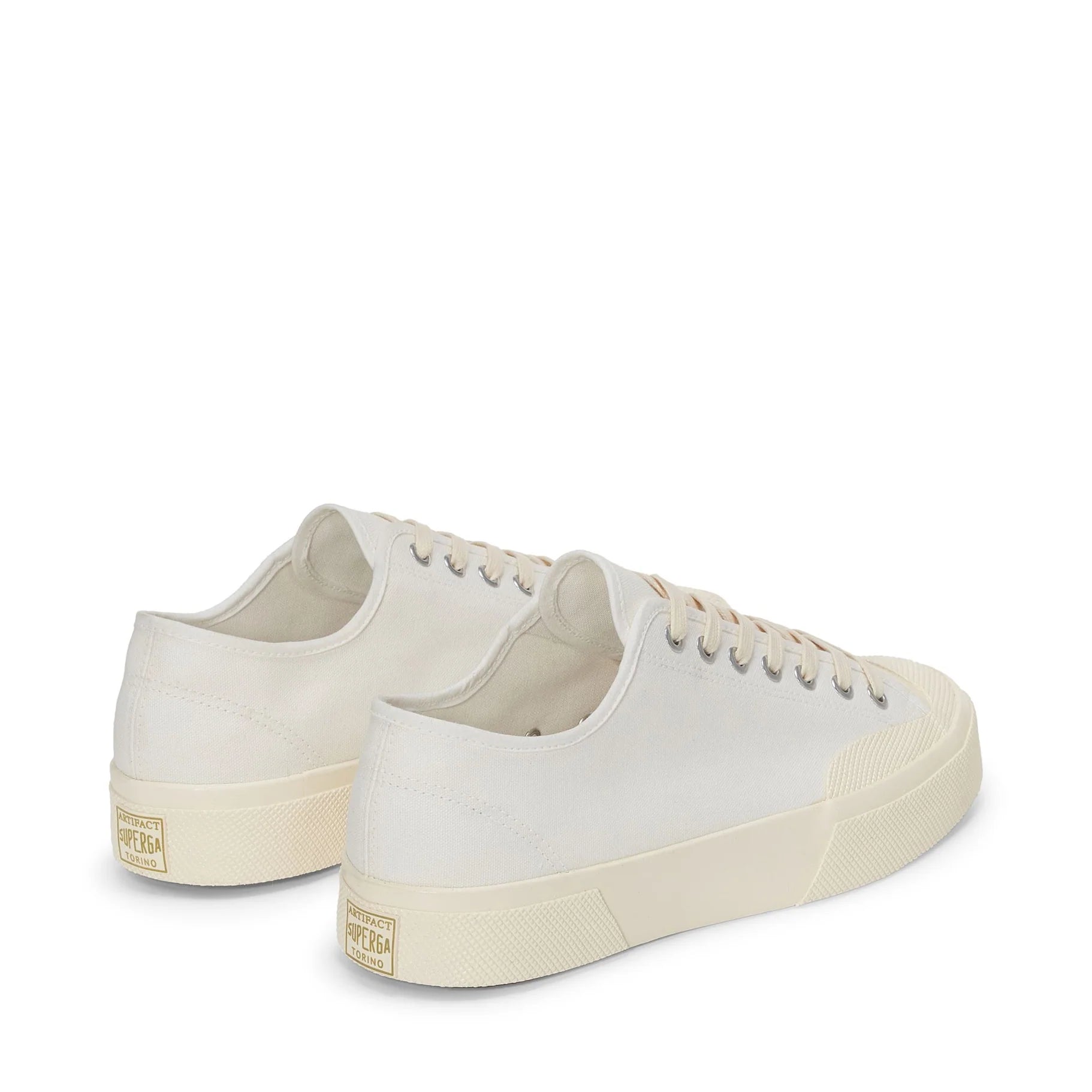 Sneakers Superga Artifact uomo bianche off white vista laterale