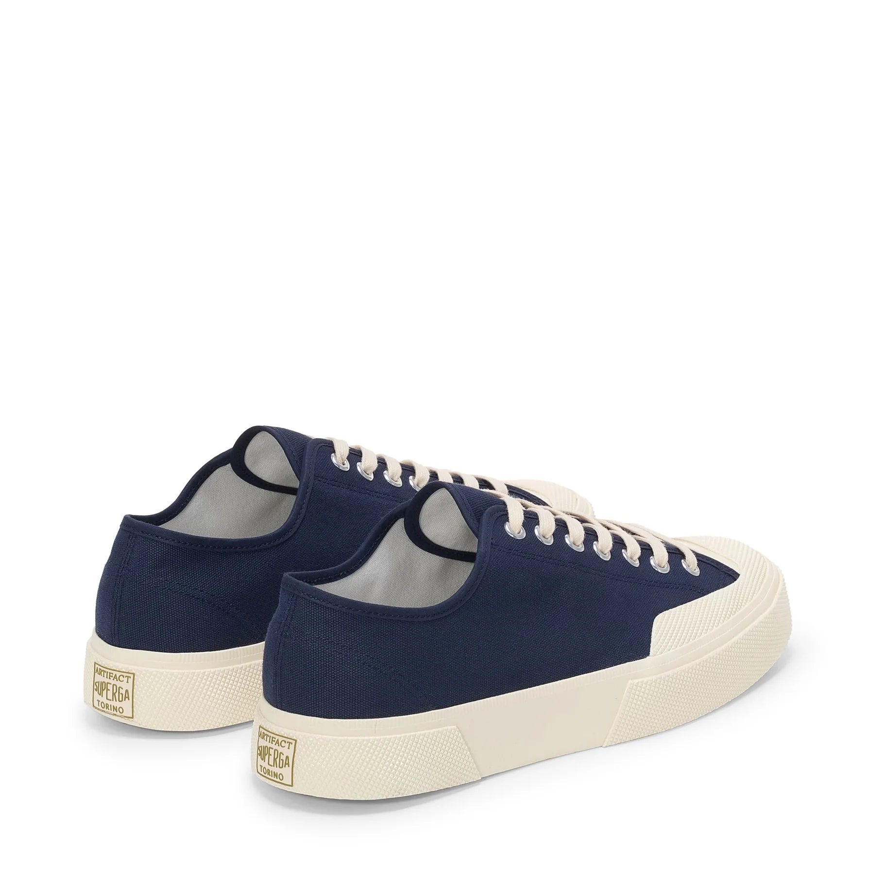 Sneakers Superga Artifact Works uomo navy off white vista laterale