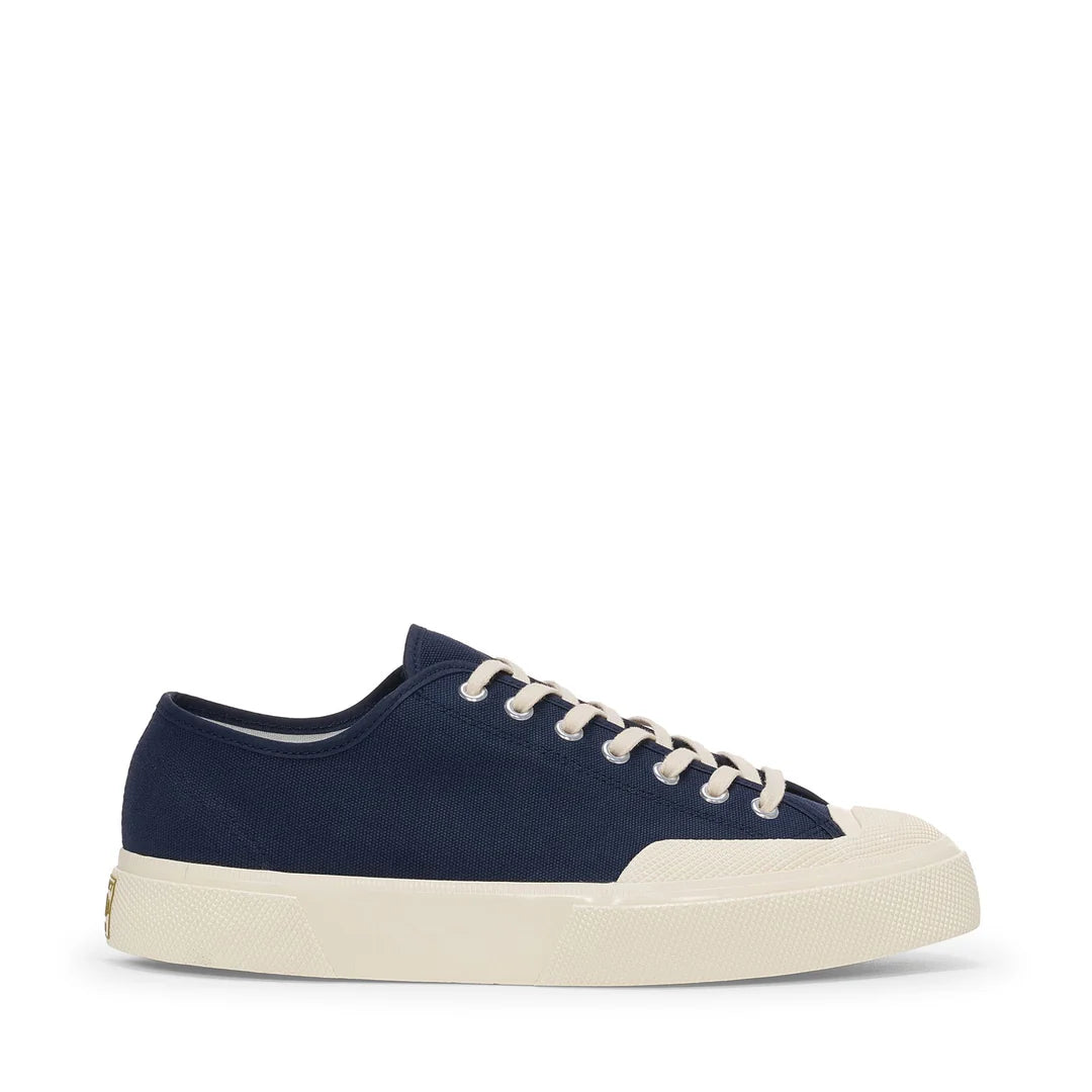 Sneakers Superga Artifact Works uomo navy off white vista laterale