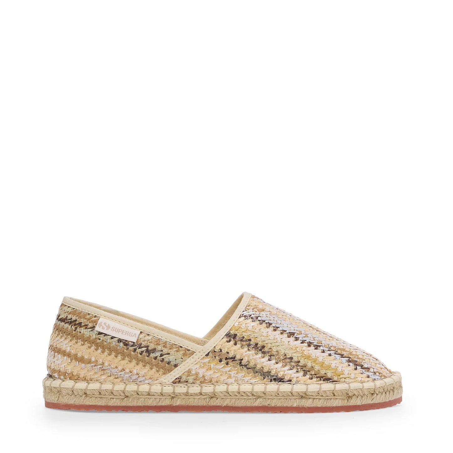 Women's Superga S7143JW A0E slip-on raffia espadrilles – Beige