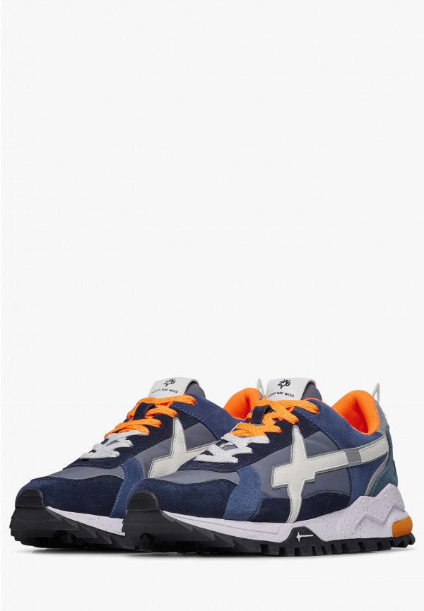 W6yz scarpe uomo Yak Sneakers in tessuto tecnico e suede