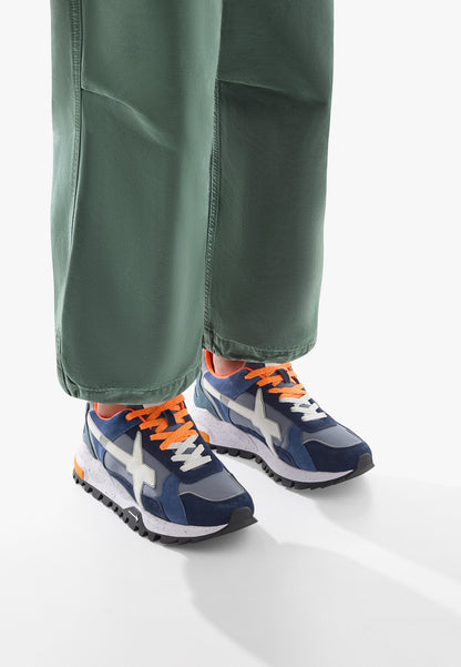 W6yz scarpe uomo Yak Sneakers in tessuto tecnico e suede_2