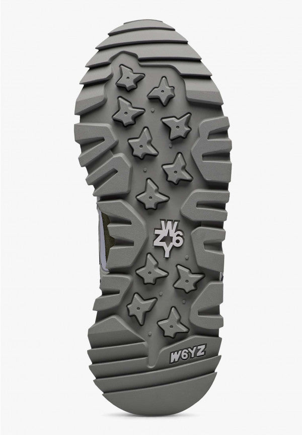 W6yz scarpe uomo Yak Sneakers in tessuto tecnico e suede_beige_1
