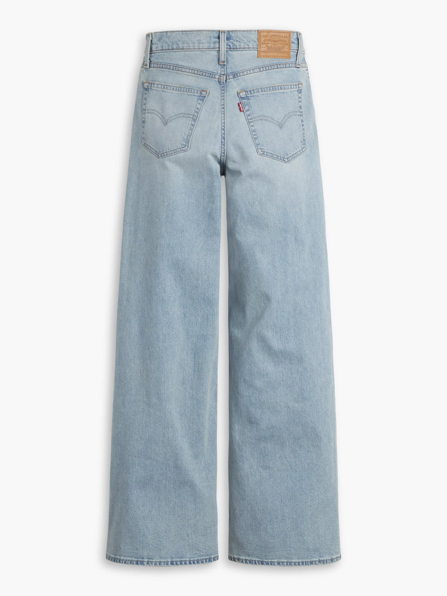 Levi's 728™ High Rise Wide Leg Jeans Donna Vita Alta Gamba Ampia Denim Chiaro